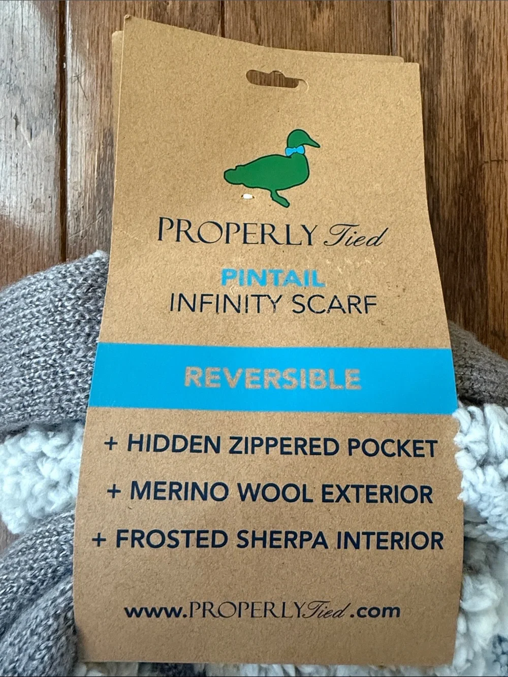 Properly Tied Infinity Scarf
